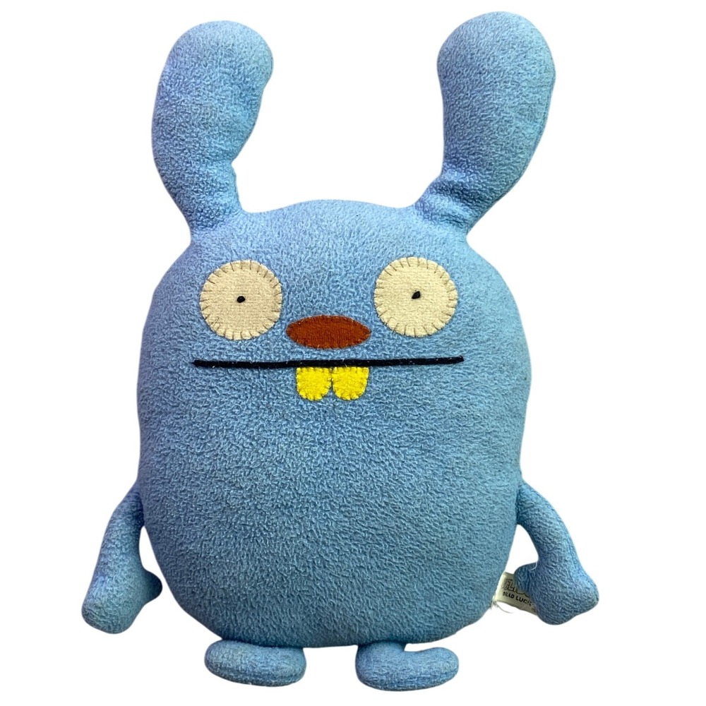 Uglydoll Brad Luck Plush Toy Blue‎ Bunny Rabbit Stuffed Animal 2011 Plush